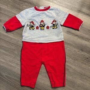 Class Club Red Baby Firefighter Outfit